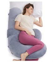 Momcozy Pregnancy Pillow, Original F Shaped