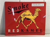 1996 Red Kamel cigarette metal sign 14x12"