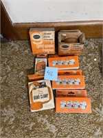 pipe saddles tape band clamp lot