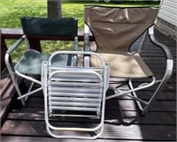 (3) Folding Lawn Chairs