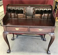 Gorgeous Mahogany Desk with Hidden Drawers