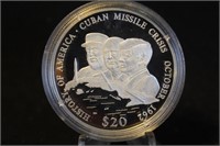 2001 "Cuban Missile Crisis" Commemorative Silver
