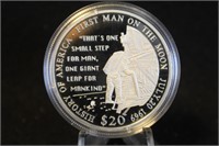 2001 Liberia Silver $20 Coin