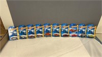 10 miscellaneous hot wheels new on cards.