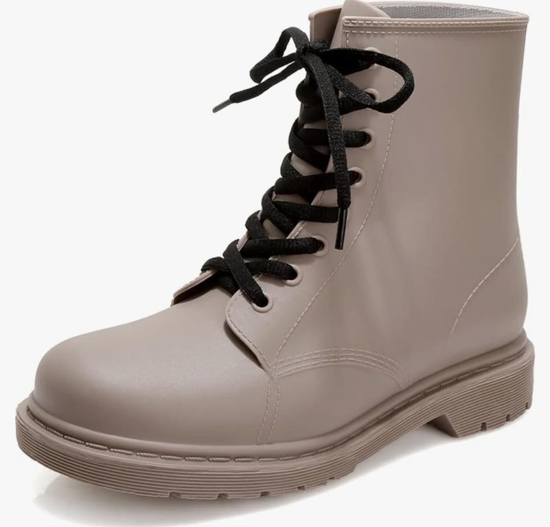 PVC Combat rain Boots size women’s 6.5