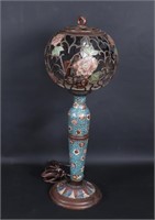 Chinese Bronze & Champleve Censor, Qing Dynasty