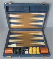 Vintage Backgammon Game with Bakelite Pieces;