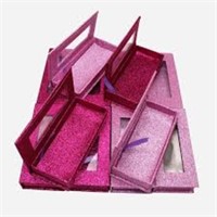 10 Pack Glitter Eyelash Cases. See in-house