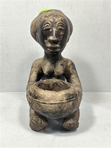 Stone South American Seated Lady