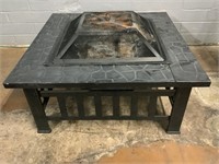 Wood Burning Fire Pit, 32in Square