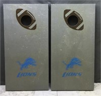 2 Detroit Lions Cornhole Boards (no Bags) 4ft