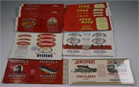 Lot #4191 - Qty of vintage canning labels: