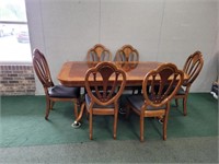 BEAUTIFUL 7-PC DINING TABLE SET, 6 CHAIRS, 2