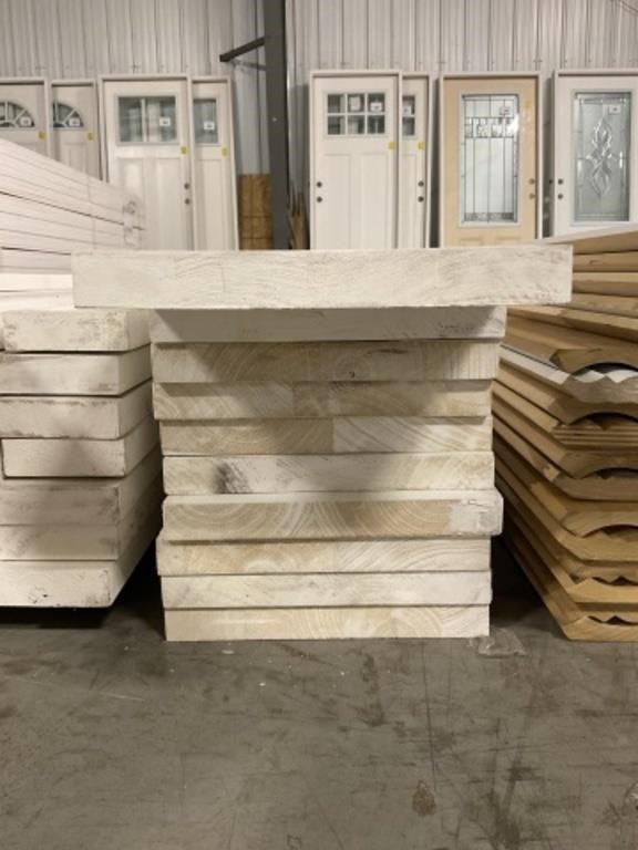 1 x 10" x 16' Primed Mahogany Boards x 160 LF