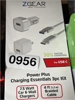 ZGEAR CHARGER ESSENTIALS 3PC KIT