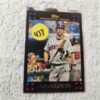 2007 Topps Pepsi Rare Joe Mauer