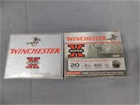 Ammunition: 20 ga. Winchester rifle slugs, 2.75",