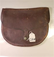 Brown Leather Pouch w/ Belt Loops