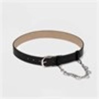 2 Faux-leather belts- Brand New