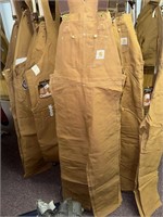 Carhartt unlined bibs size 30x34