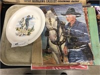 Hopalong Cassidy Puzzle, Childs Plate,