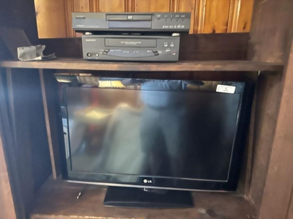 LG 32" Flat Screen TV & Misc.