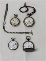 4 Pocket Watches