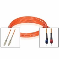 QTY 10- 15ft SC to ST Fiber Optic Duplex Cables