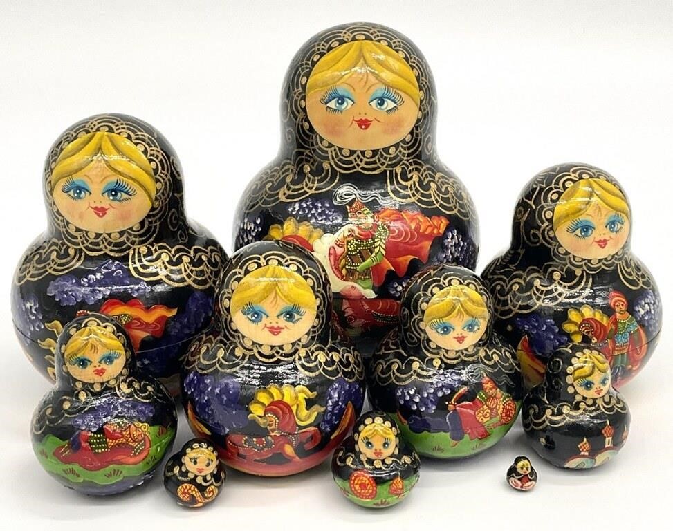 Vintage Russian Nesting Dolls