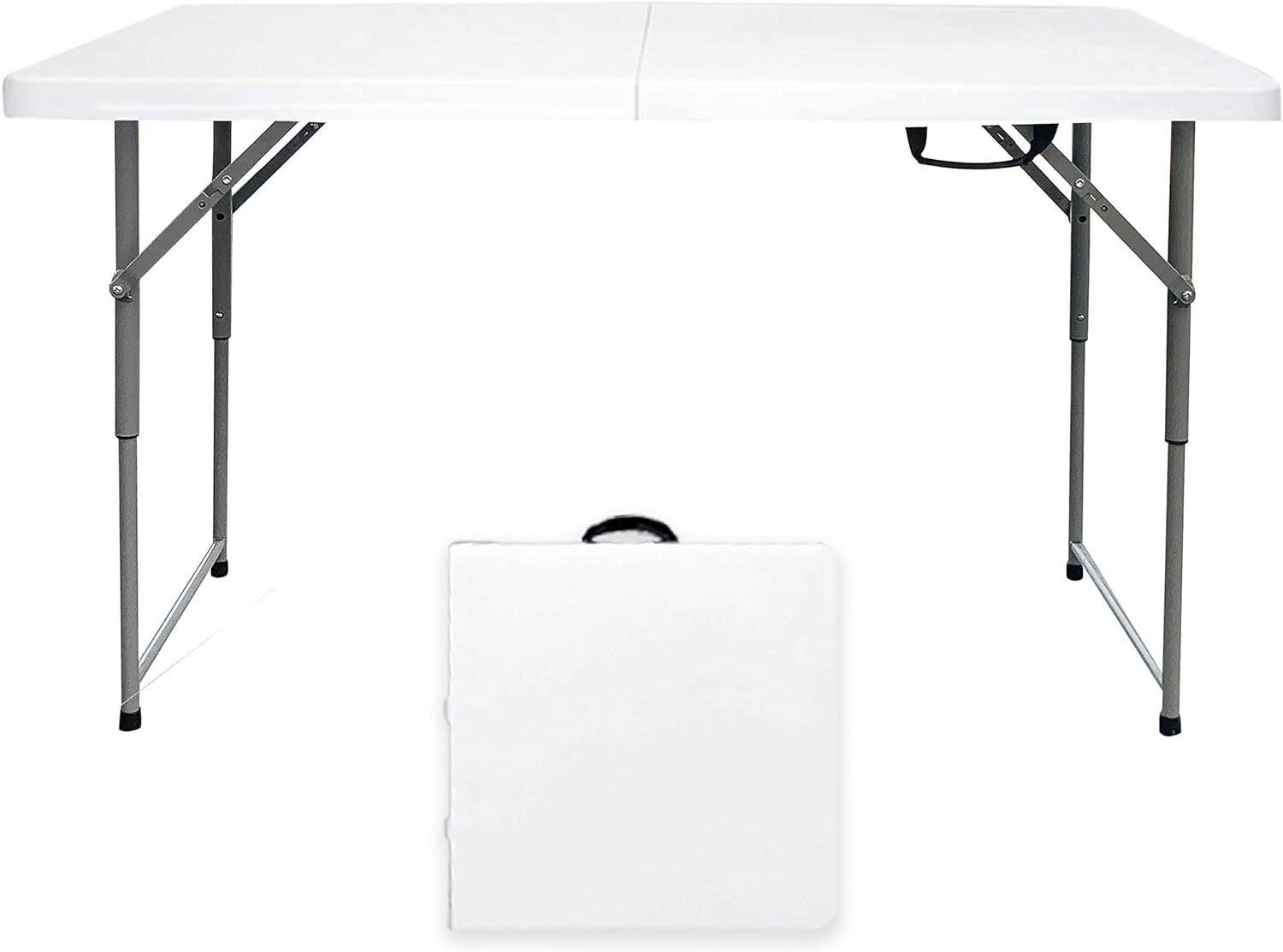 Go-Trio Folding Table  White  48x24
