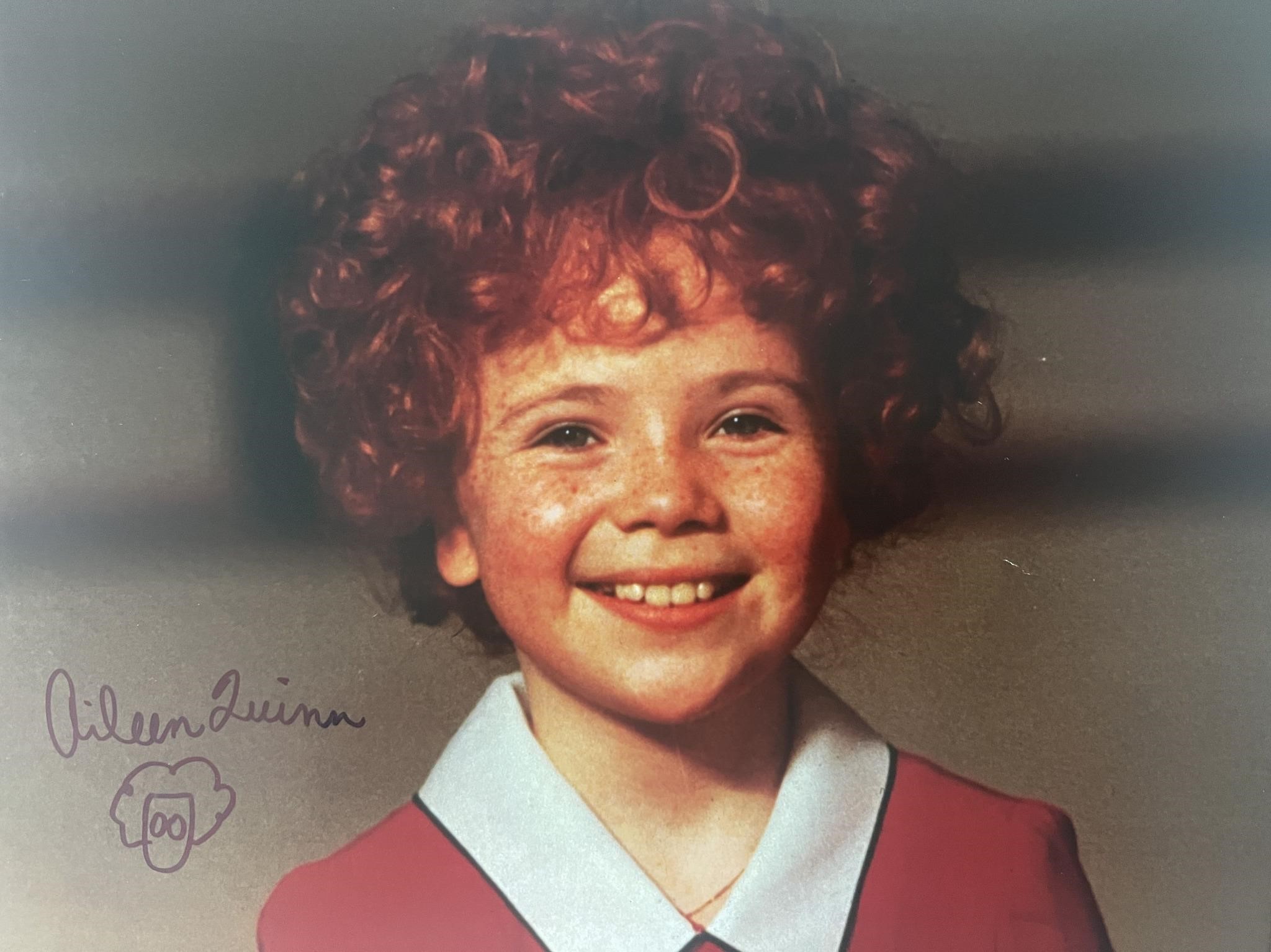 Annie Aileen Quinn signed photo