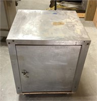 Stainless steel mobile cabinet-24 x 24 x27.5