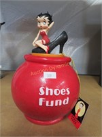 "Shoes Fund" Betty Boop Jug