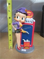 Betty Boop Fuel Attendant w/ pump Figure, Bank