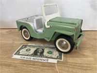 Vintage Tonka metal toy Jeep