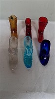 Glass Boot Lot Some Fenton