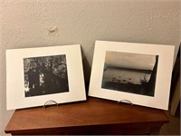 Two Black and White Photographs