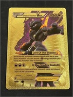 Shadow Mewtwo Vmax Gold Foil Pokémon Card