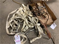 3 Head Stalls, Harness And Leather