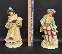 Vintage Porcelain NAPCOWARE Figures