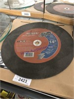 14" metal cut-off disc