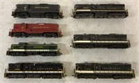 lot of 8 HO Train Engines-Kato & Atlas