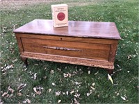 Antique Cedar chest with cedar shavings