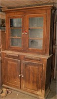 Antique Step back 2-piece cupboard,