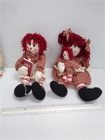Weighted Raggedy Ann & Andy Doll