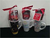 3 New Ghirardelli mug gift packs