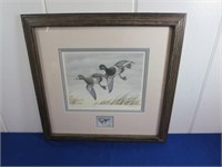 Framed & Matted 1981 Waterfowl Stamp Print