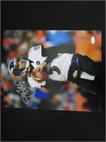 Joe Flacco Signed 11x14 Photo JSA Witnessed