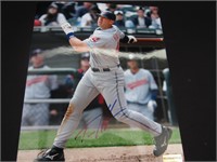 Travis Hafner Signed 8x10 Photo EUA COA