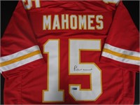 Patrick Mahomes Signed Jersey Heritage COA